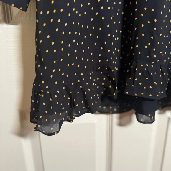 REFORMATION  Lady Monti Mini Black Dress Size 10 - Picture 10 of 16